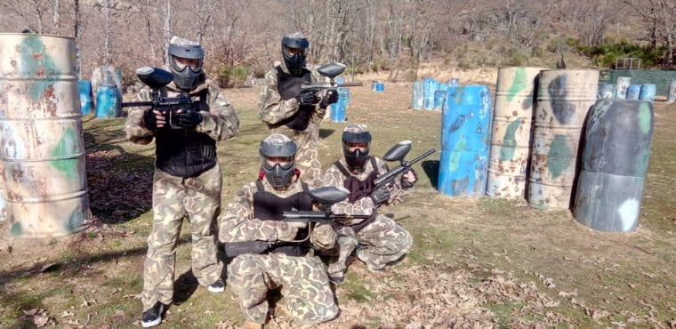 Paintball y gymkana en Béjar