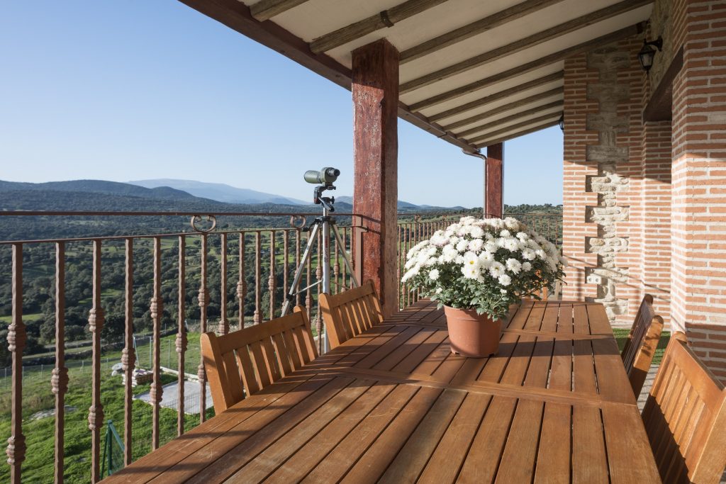 Casa Rural con SPA Mirador de la Covatilla en Guijo de Ávila - Terraza