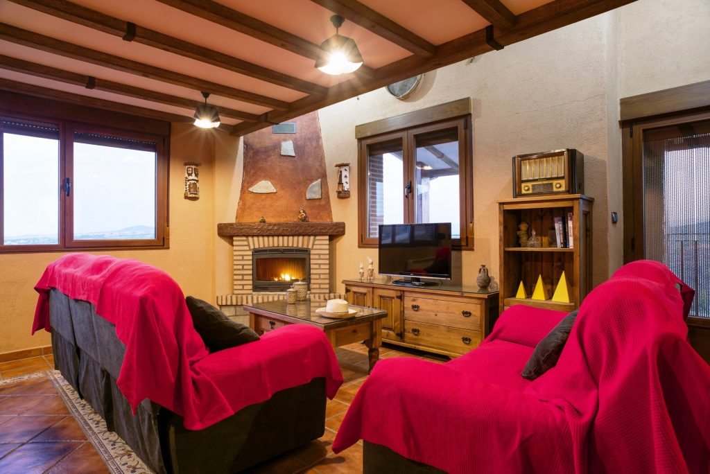 Casa Rural con SPA Mirador de la Covatilla en Guijo de Ávila - Salón